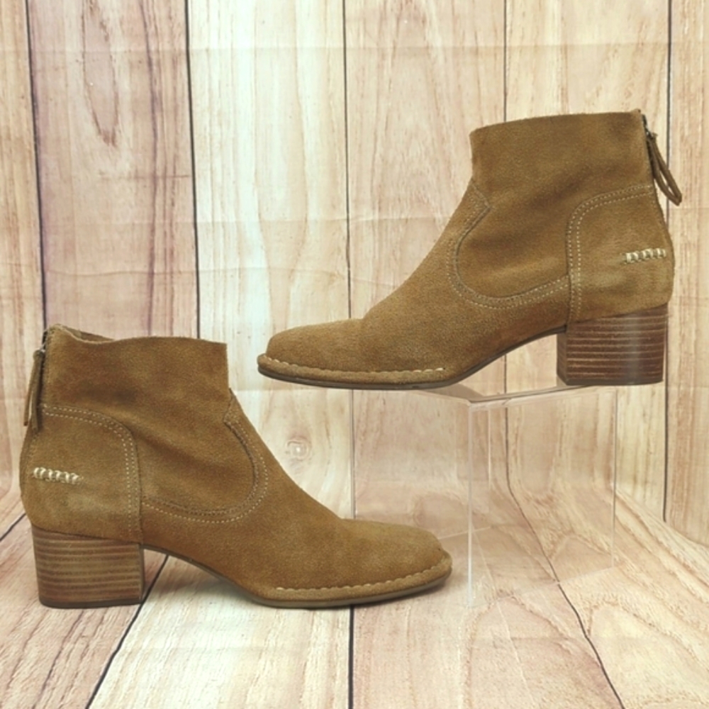UGG Bandera Suede Ankle Boots in Chestnut/Tan Sz 8.5 - Picture 7 of 9